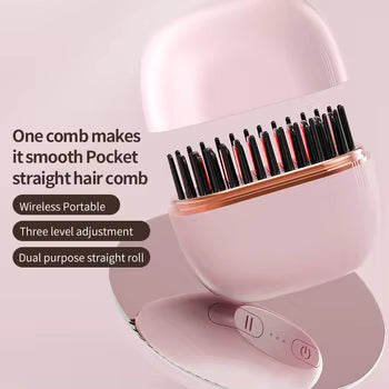 Portable hair straightener