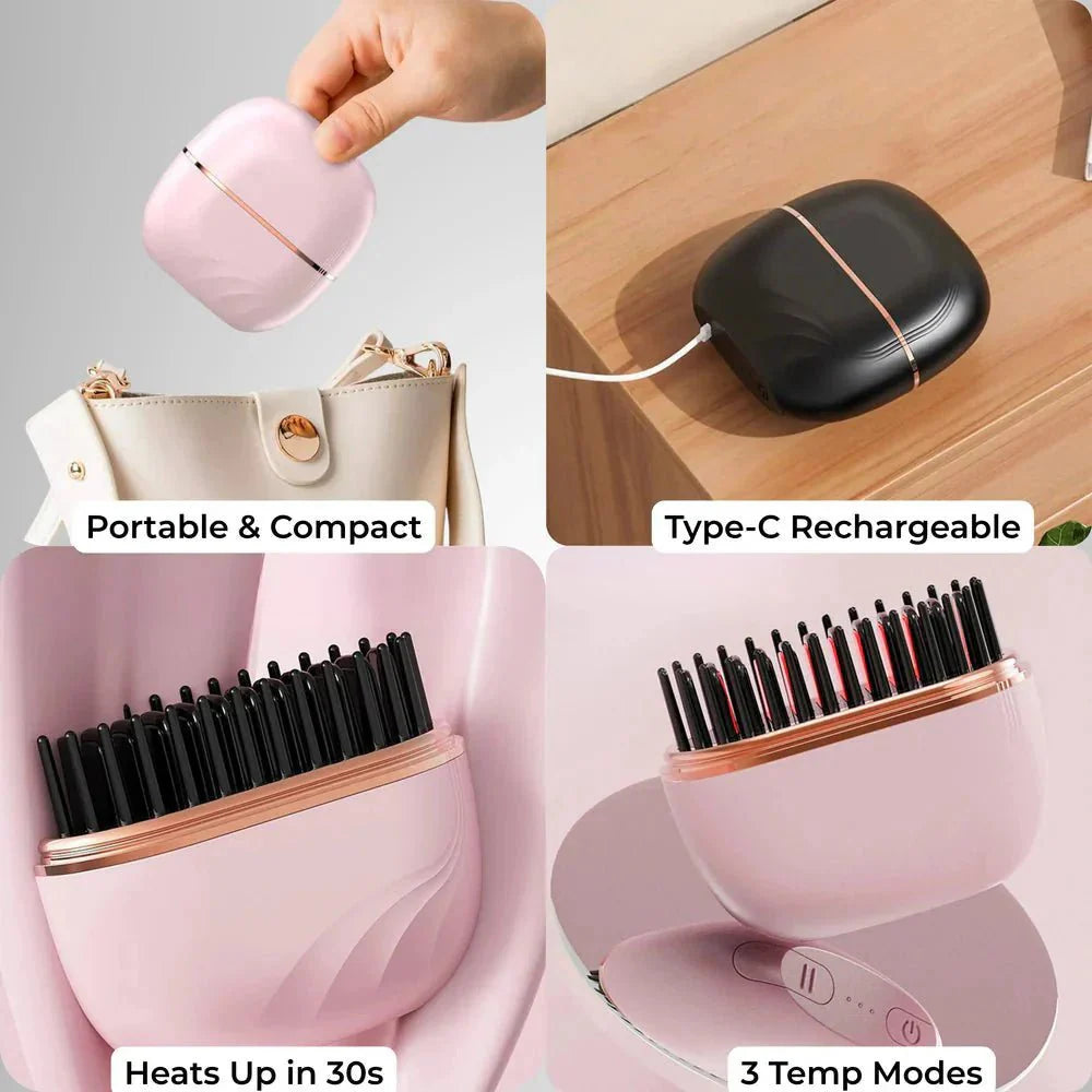 Portable hair straightener